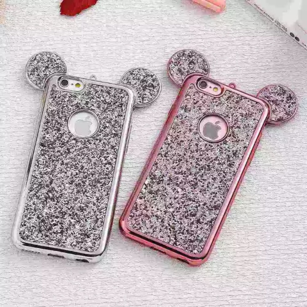 Silver glitter iPhone 7/8 case